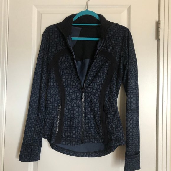 Lululemon Athletica Patterned Dark Blue Ski Jacket - Picture 10 of 11
